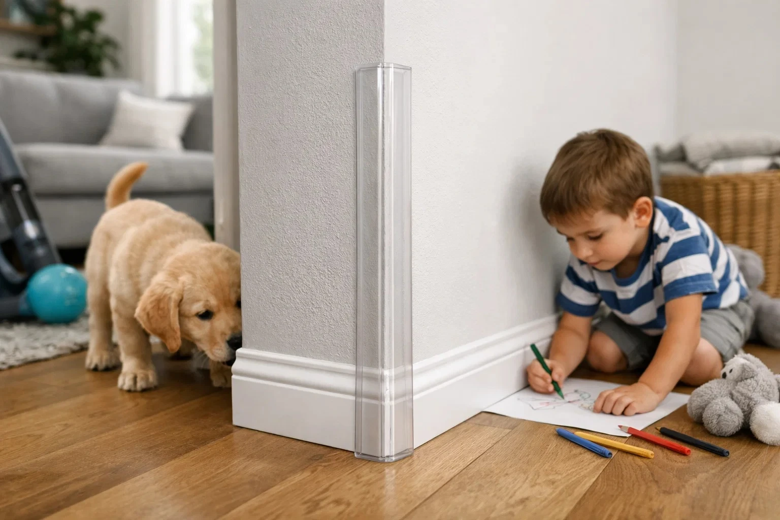 How to Protect Wall Corners in Homes with Kids and Pets
