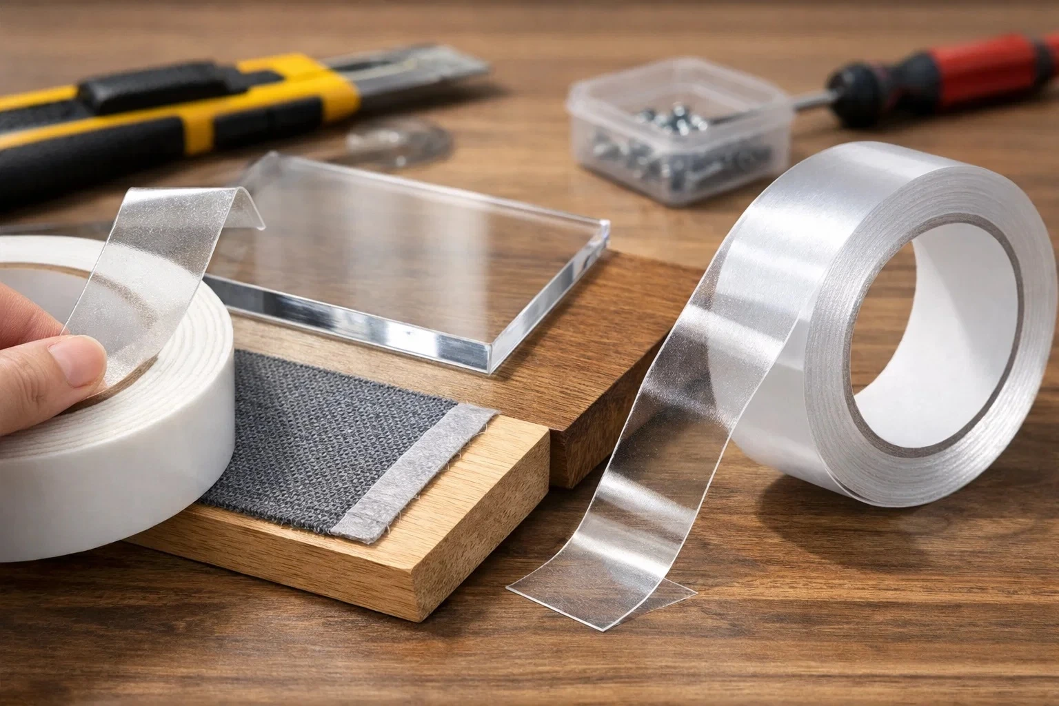 Double Sided Tapes For Strong Invisible Bonding Solutions