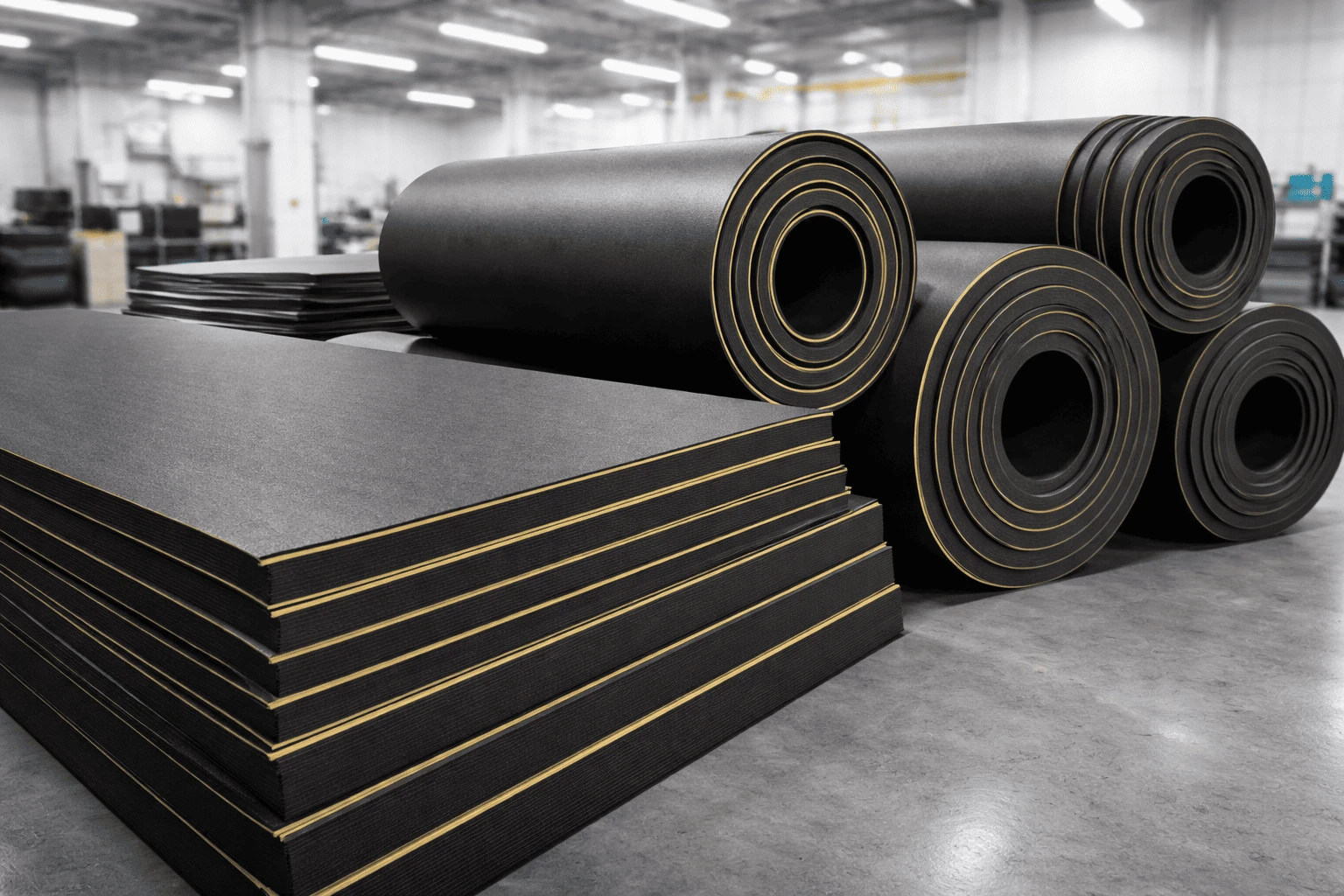 Neoprene Rubber Sheets for Sealing, Padding, and Protection